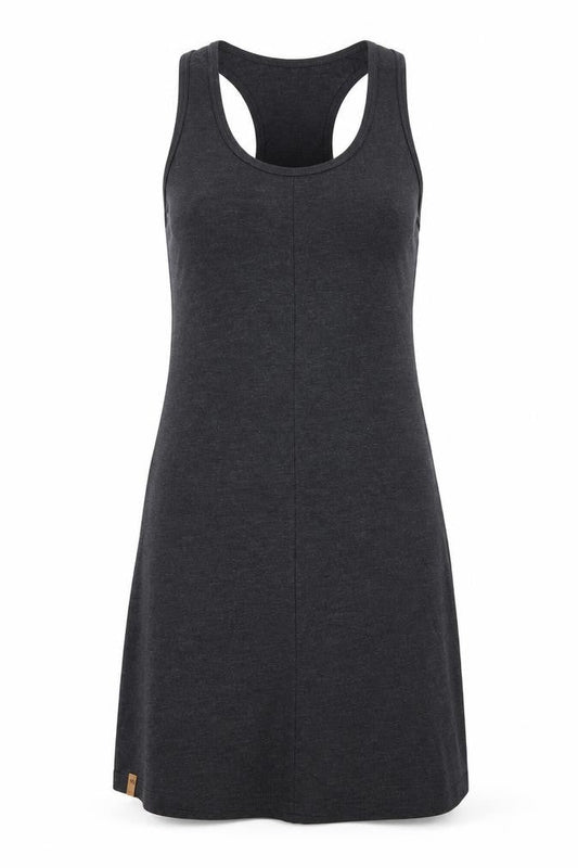 10 Tree Women's Black Sleeveless Tank Dress