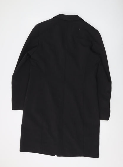 Claudia Sträter Women's Black Long Overcoat Size 12