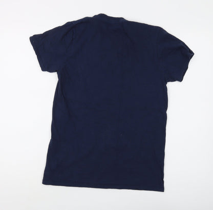 Mens UK Size S Fanatics Blue  T-Shirt
