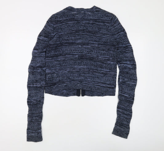 Womens UK Size S Hollister Blue Full Zip Jumper