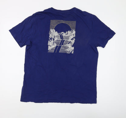 Mens UK Size M Gap Blue  T-Shirt