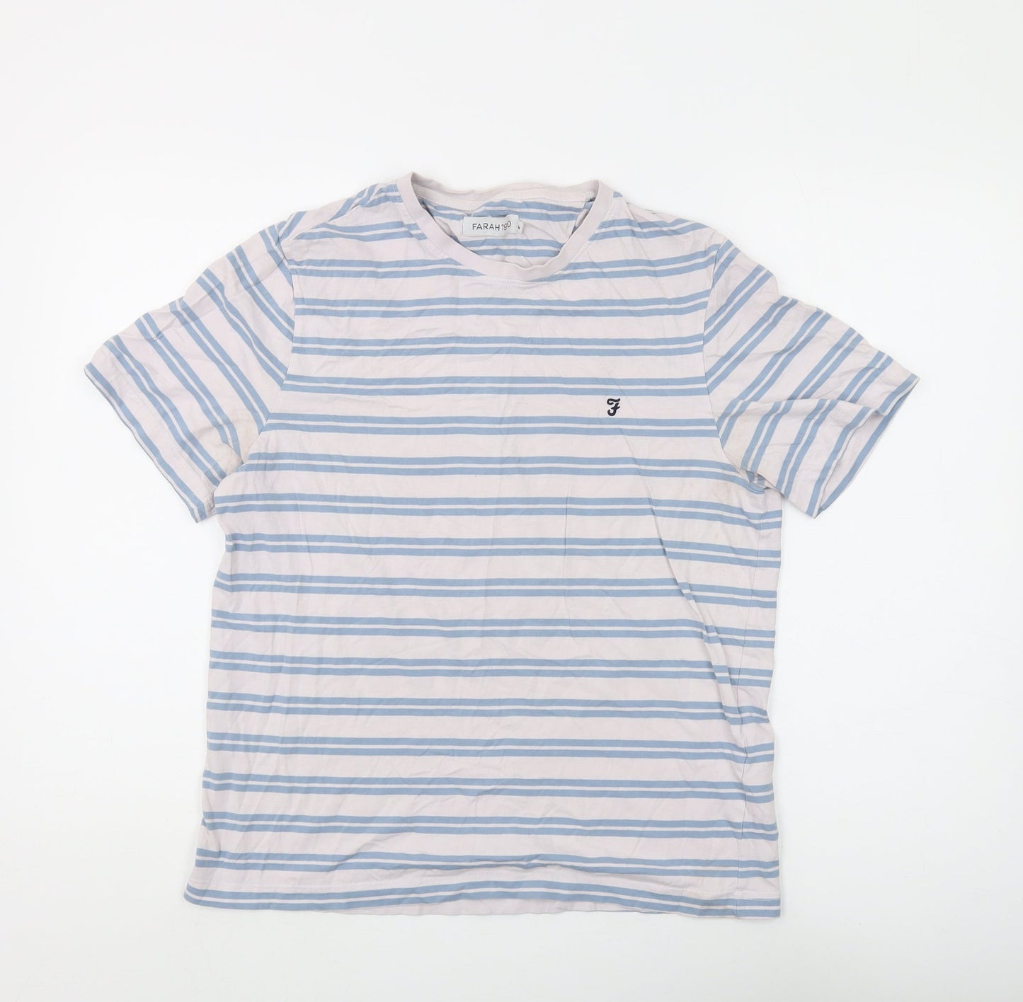 Mens UK Size M Farah Blue  T-Shirt