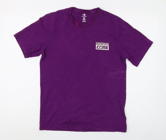 Mens UK Size XS Converse Purple  T-Shirt