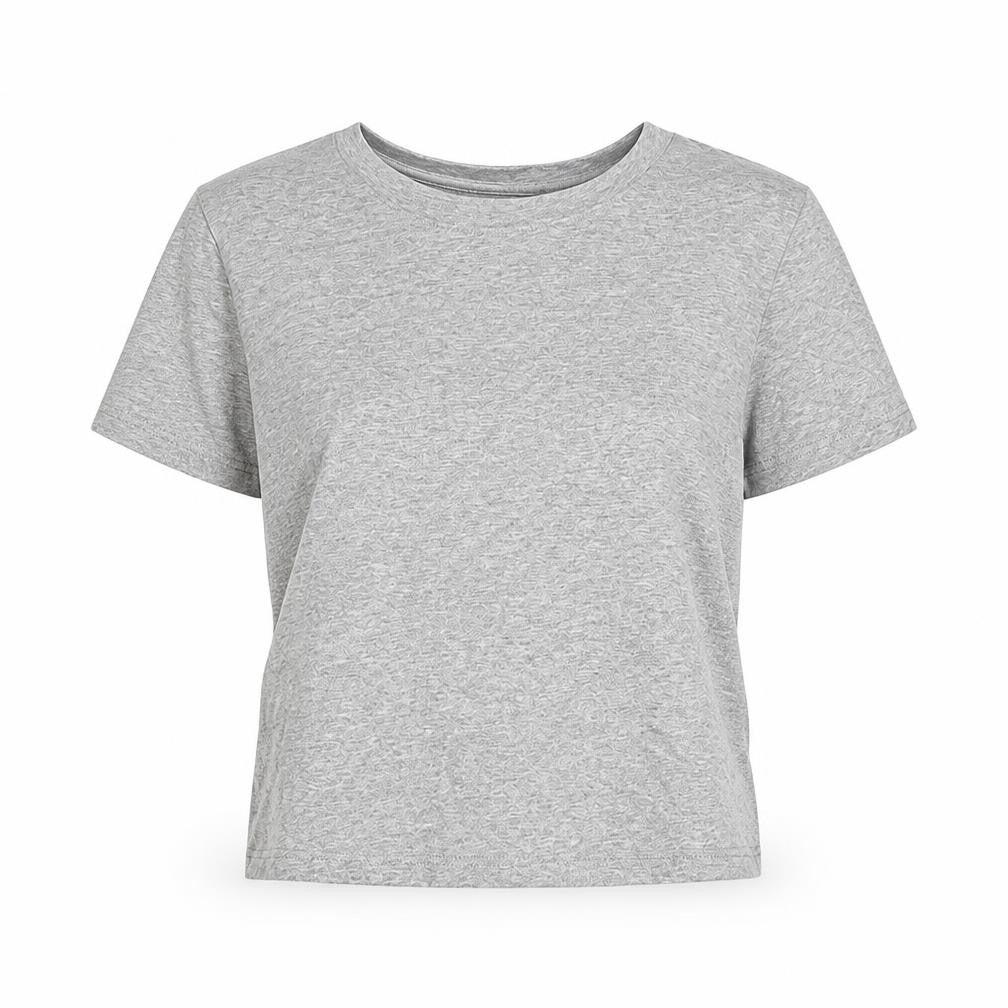 Womens UK Size M Hollister Grey Basic T-Shirt