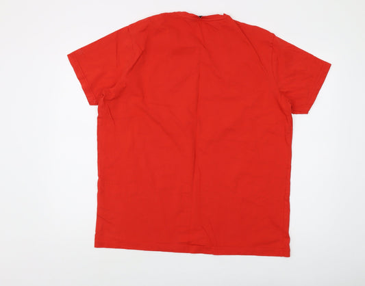 Regatta Men's Red 2XL Crew Neck T-Shirt