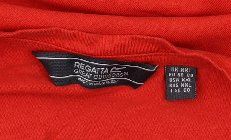 Regatta Men's Red 2XL Crew Neck T-Shirt