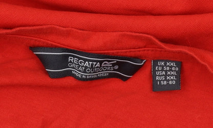 Regatta Men's Red 2XL Crew Neck T-Shirt