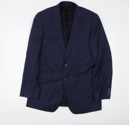 Mens UK Size 40 Jaeger Regular Blue Suit Jacket