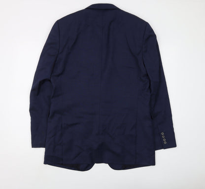 Mens UK Size 40 Jaeger Regular Blue Suit Jacket
