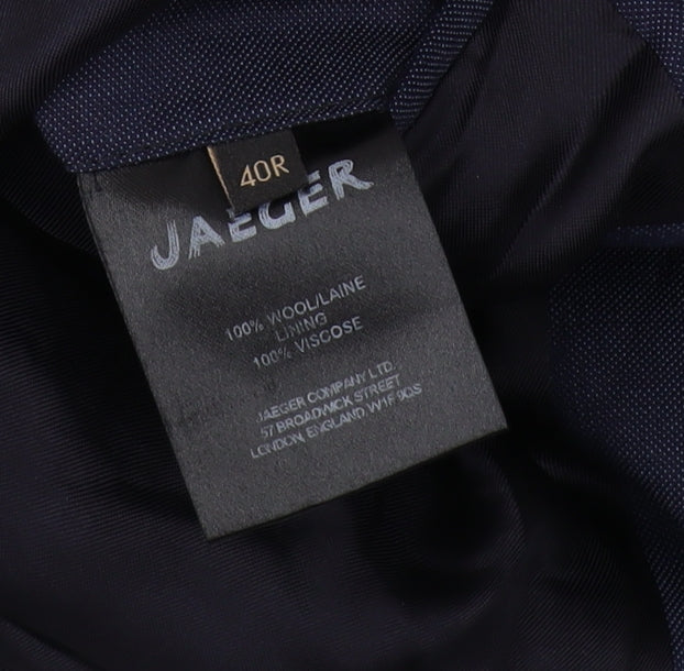 Mens UK Size 40 Jaeger Regular Blue Suit Jacket