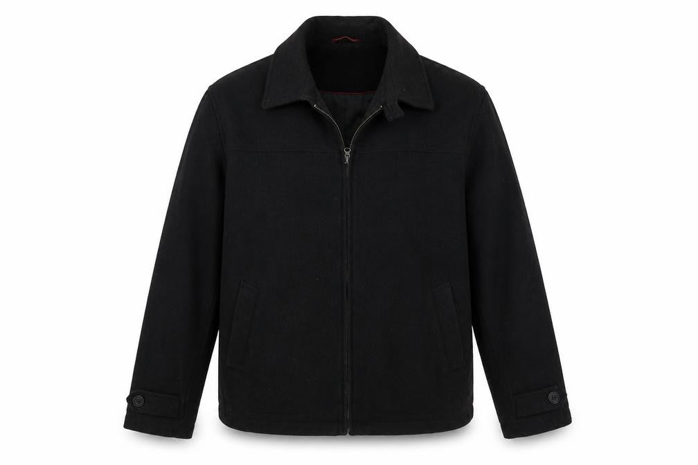 Mens UK Size L HC Weathercoats Black Basic Jacket