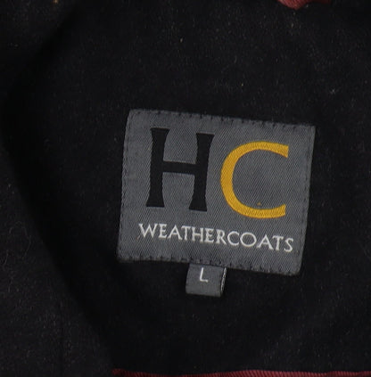 Mens UK Size L HC Weathercoats Black Basic Jacket
