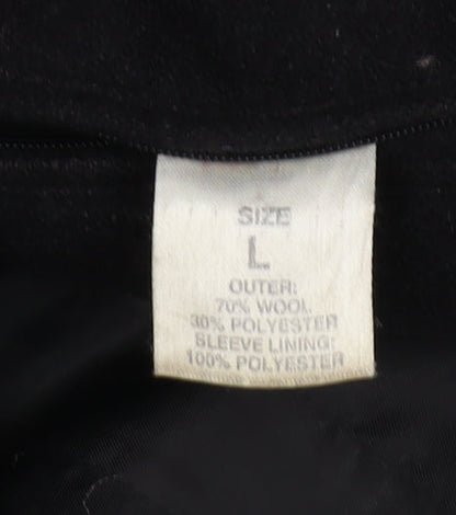 Mens UK Size L HC Weathercoats Black Basic Jacket