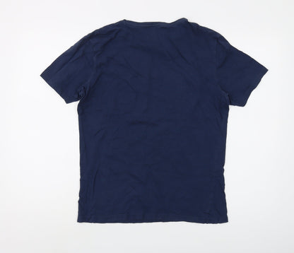 Mens UK Size S Farah Blue  T-Shirt