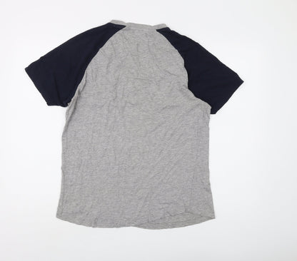 Mens UK Size L Brave Soul Grey  T-Shirt