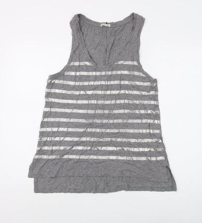 Womens UK Size M Gap Grey Basic Tank