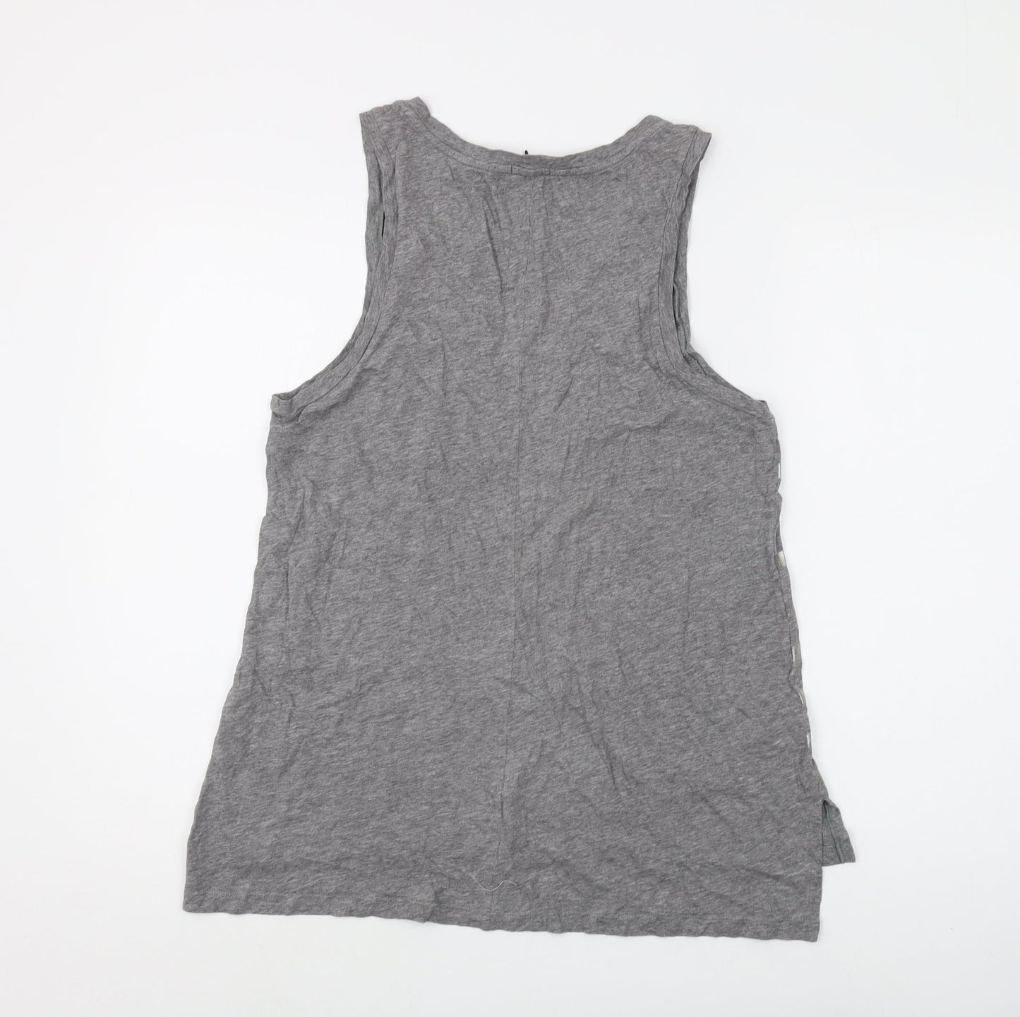 Womens UK Size M Gap Grey Basic Tank
