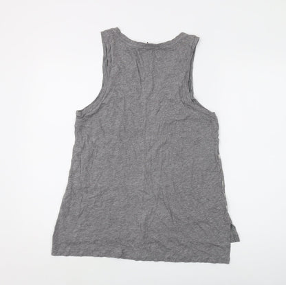 Womens UK Size M Gap Grey Basic Tank