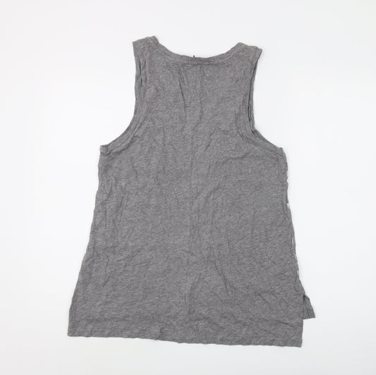 Womens UK Size M Gap Grey Basic Tank