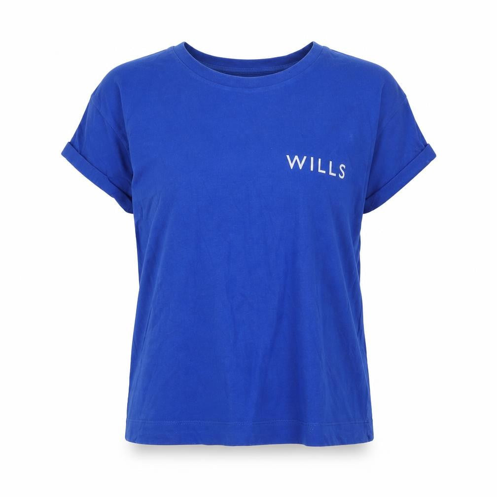 Womens UK Size S Jack Wills Blue Basic T-Shirt