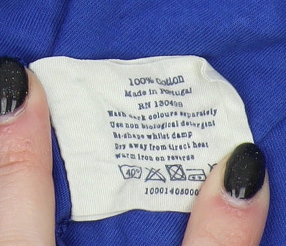 Jack Wills Women's Blue T-Shirt S Short Sleeve