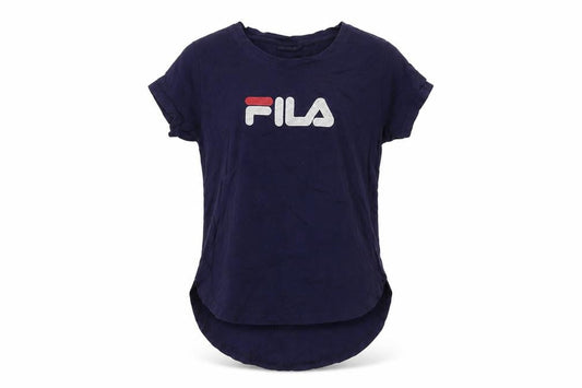 Unisex Adults UK Size S FILA Blue Basic T-Shirt