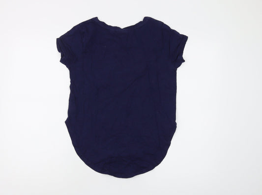 Fila Unisex Blue Cotton T-Shirt, Size S - Classic Casual Wear