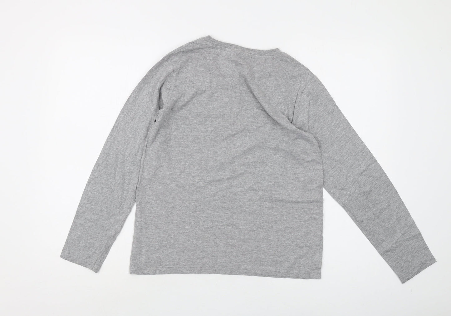 Harry Potter Boys Grey Graphic Print Long Sleeve T-Shirt 12-13Y