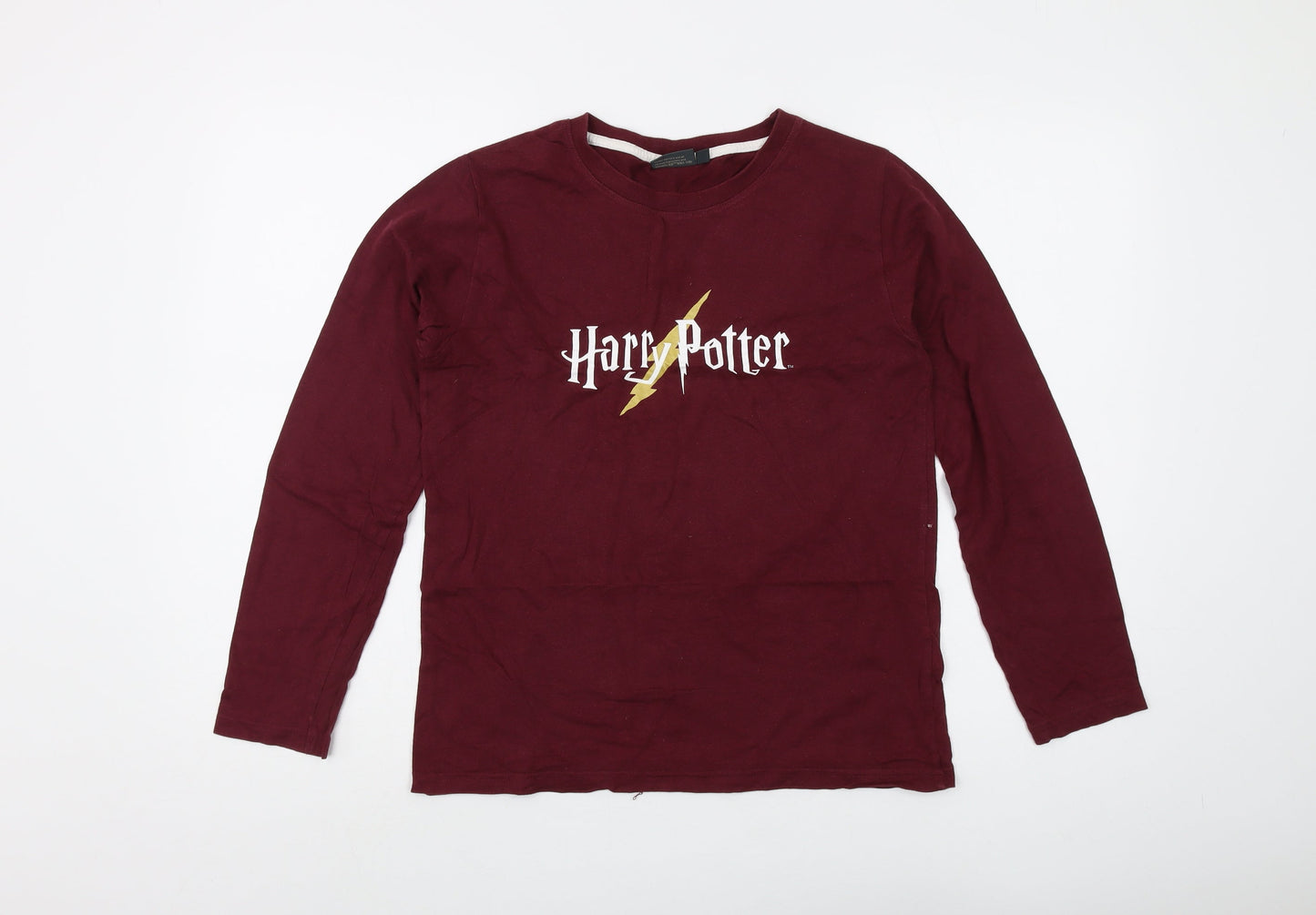 Harry Potter Boys Red Cotton Long Sleeve T-Shirt 12-13 Years