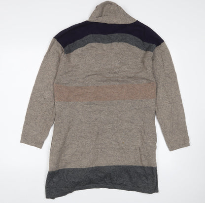 Paul Costelloe Women's Beige Cardigan Size 7 Relaxed