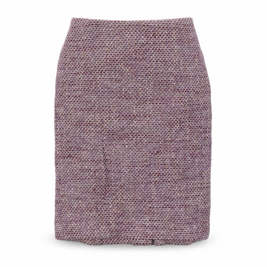 Adolfo Dominguez Women's Purple Wool Pencil Skirt Size 14