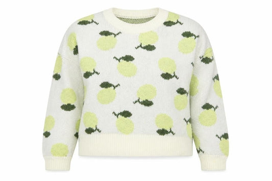 Noisy May Women's White Chunky Pullover Jumper M