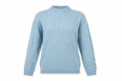 Womens UK Size M Isle Blue Jumper Jumper