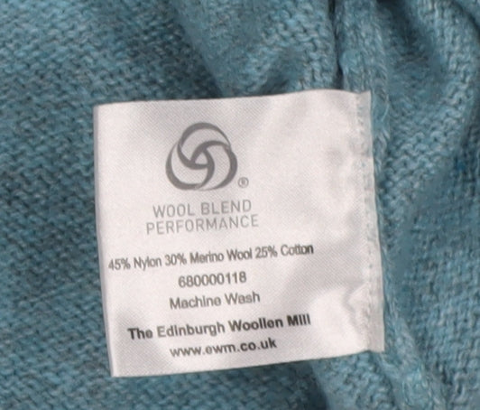 Womens UK Size M Isle Blue Jumper Jumper