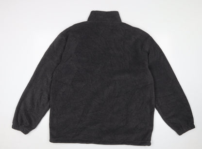 Result Men's Black XL 1/2 Zip Fleece Sweatshirt