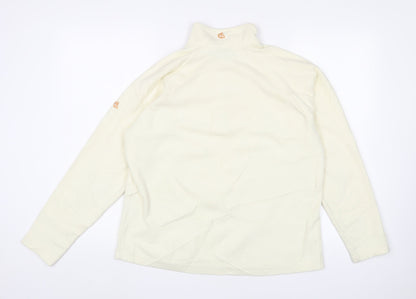 Craghoppers Women's Ivory Fleece 1/2 Zip Sweatshirt Size 14