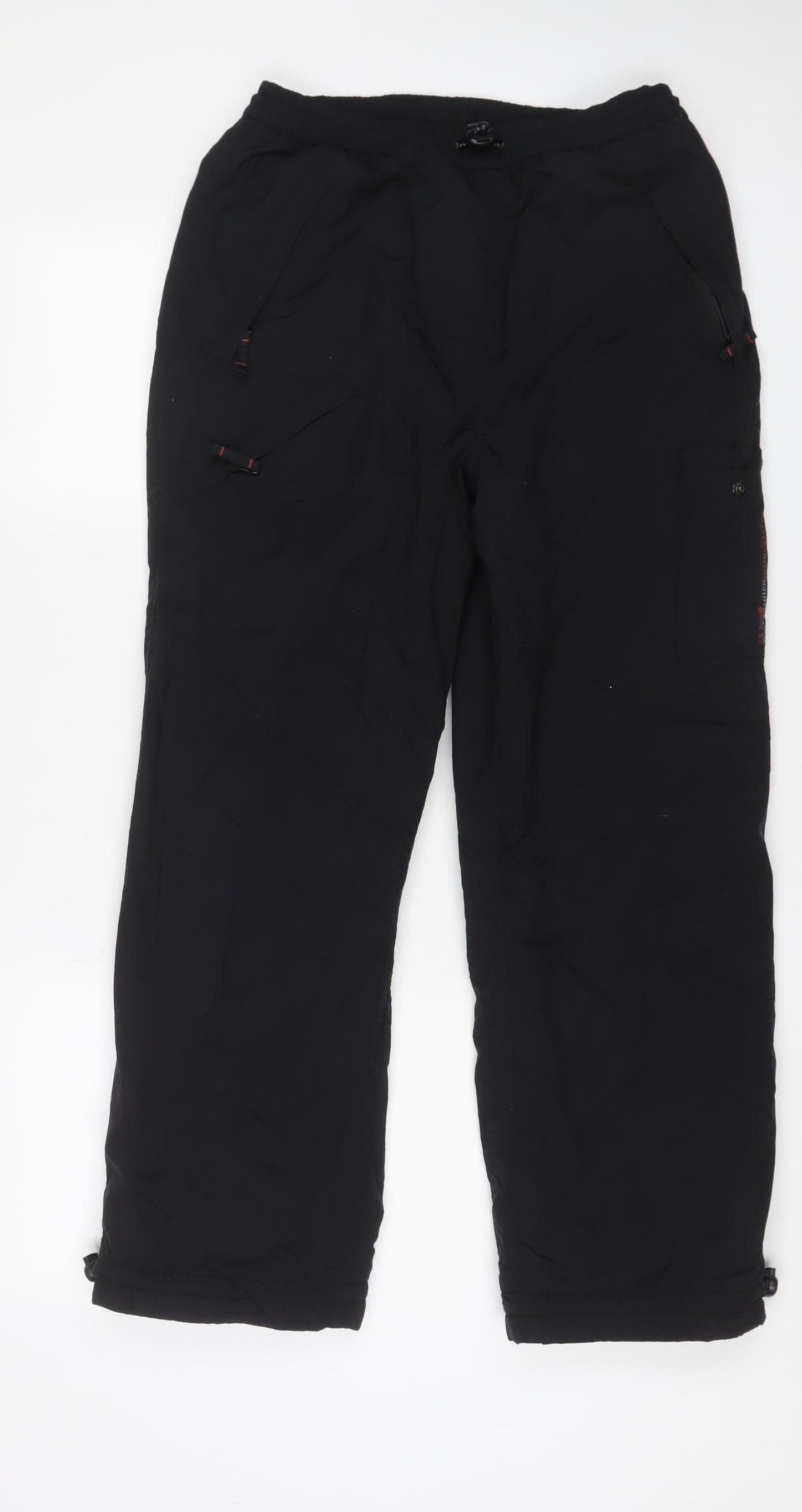 Sunlibill Women's Black Cargo Trousers Size 8