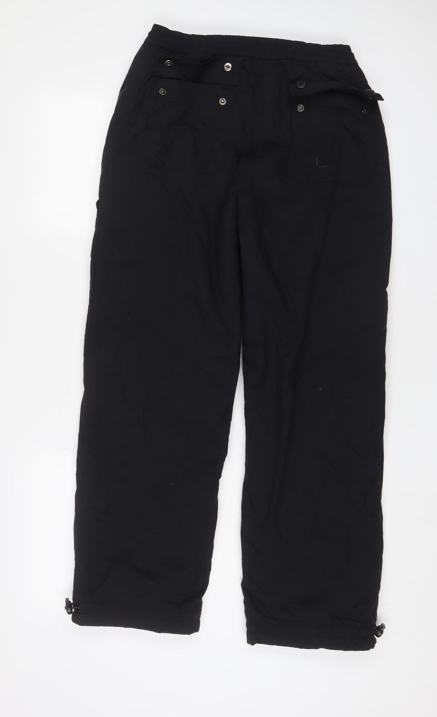 Sunlibill Women's Black Cargo Trousers Size 8