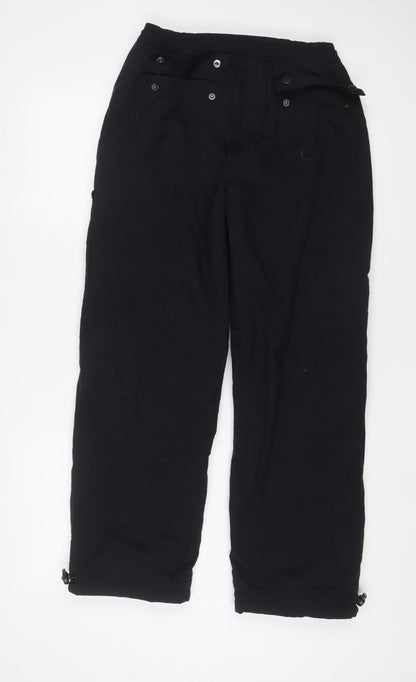 Sunlibill Women's Black Cargo Trousers Size 8