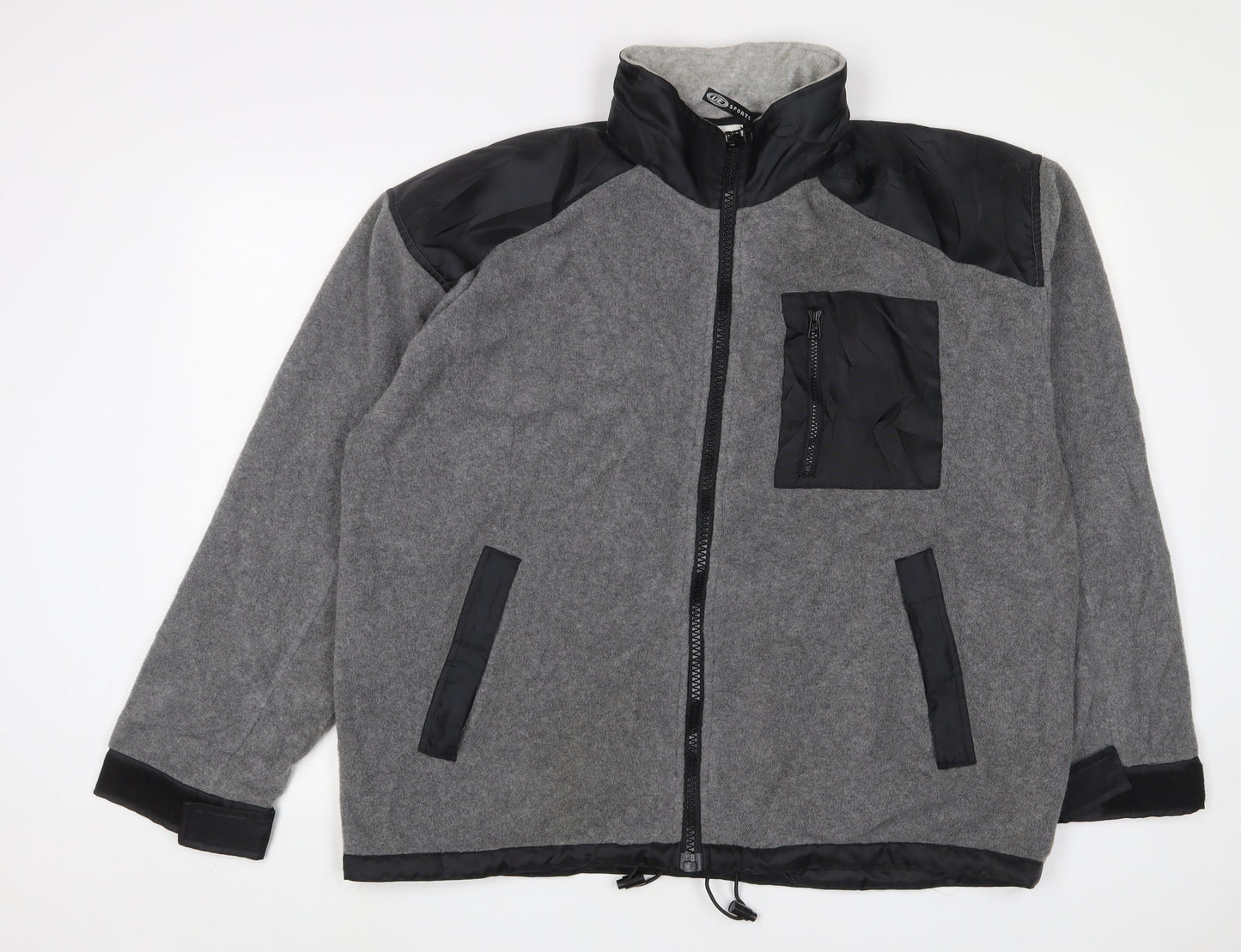 Mens UK Size M Urban Exposure Grey Windbreaker Coat