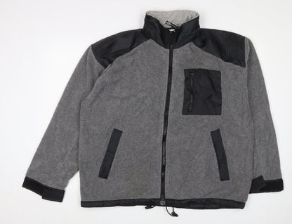 Mens UK Size M Urban Exposure Grey Windbreaker Coat