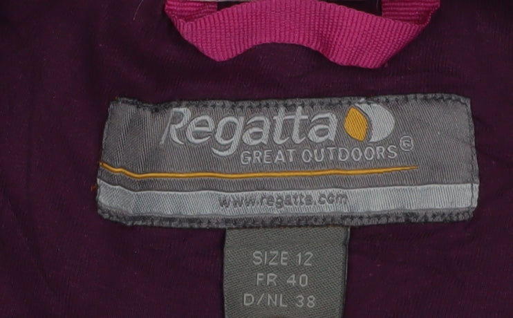 Womens UK Size 12 Regatta Purple Basic Jacket