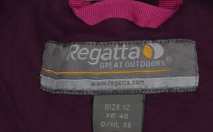 Womens UK Size 12 Regatta Purple Basic Jacket