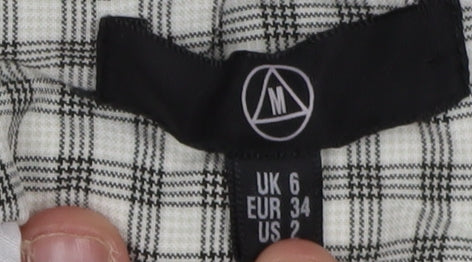 Missguided Stylish Women's Grey Check Blazer UK 6