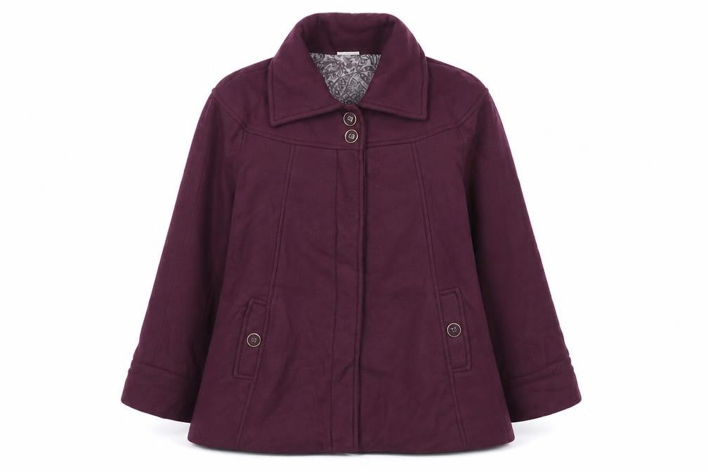Womens UK Size 18 Anne de Lancay Purple Basic Jacket