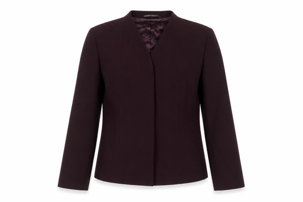 Womens UK Size 12 Marks and Spencer Regular Purple Suit Jacket