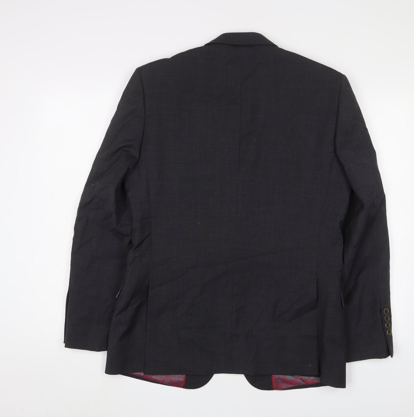 Mens UK Size 38 Ted Baker Regular Black Suit Jacket