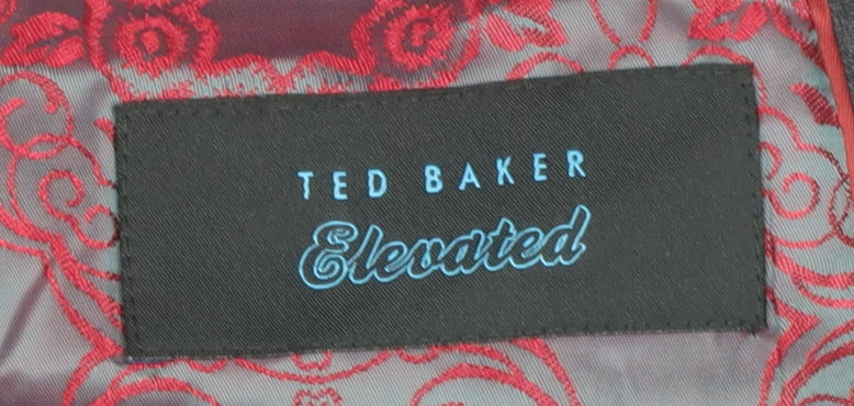 Mens UK Size 38 Ted Baker Regular Black Suit Jacket