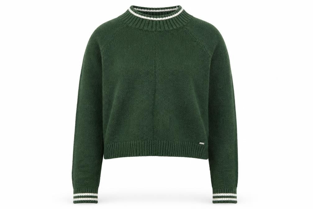 Womens UK Size XS Hollister Green Pullover Jumper
