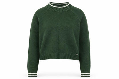 Womens UK Size XS Hollister Green Pullover Jumper